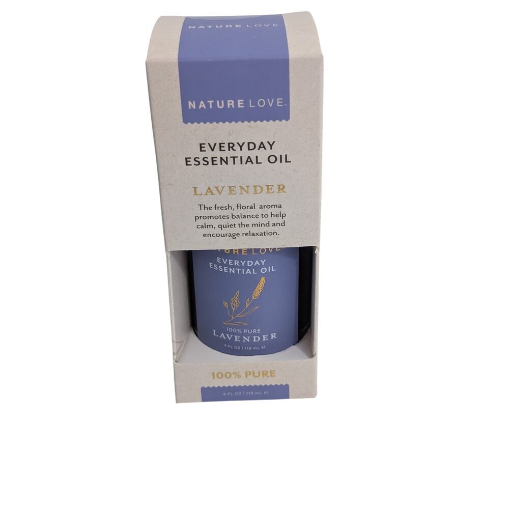 100% Lavender Essential Oil 4oz by Nature Love